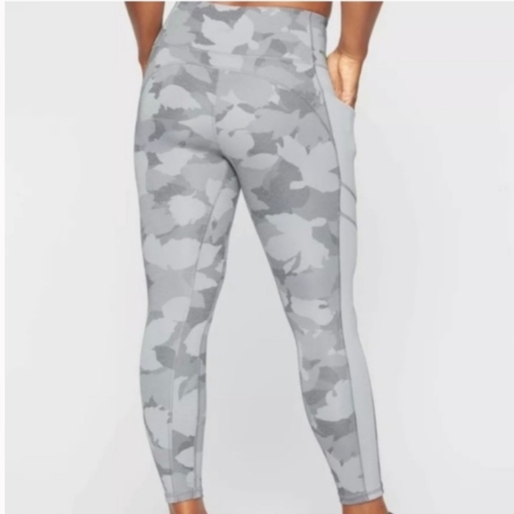 Athleta Gray Camo 7/8 Legging - Picture 2 of 6